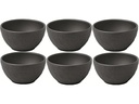 Villeroy & Boch Snackschale Manufacture Rock 7.7 cm, 6 Stück, Schwarz