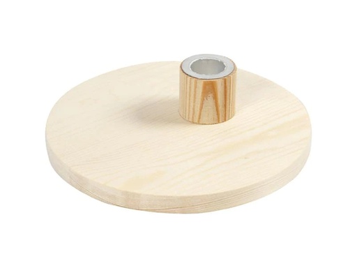 [90040638 1097395] Creativ Company Holzartikel Kerzenhalter Ø 16 cm 1 Stück