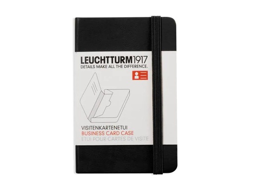 [90040693 1037522] Leuchtturm Visitenkartenetui  Schwarz