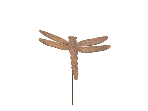 [90040707 1172704] Ambiance Gartenstecker Libelle auf Stab, 50 cm