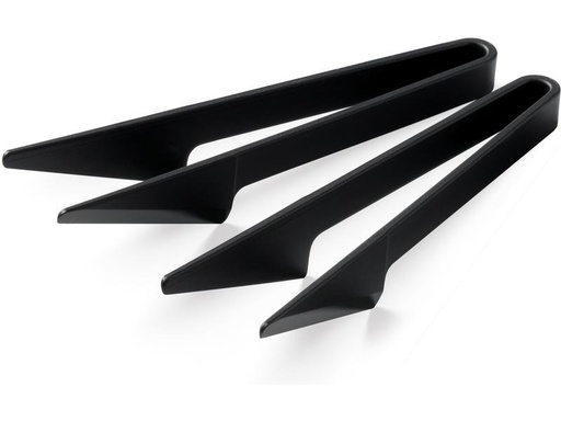 [90238428 1370604] Stöckli Raclette-Zangenspachtel &amp; Grillzange, 2 Stück, Schwarz