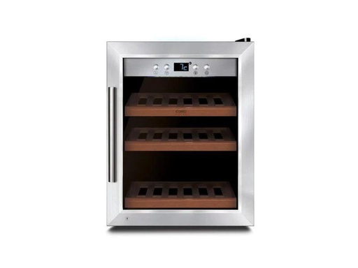 [90238429 527995] Caso Weinkühlschrank WineSafe 12 Edelstahl, Rechts