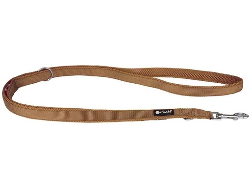 [90238513 1359174] petlando Hundeleine Mesh, 3 m, Cognac