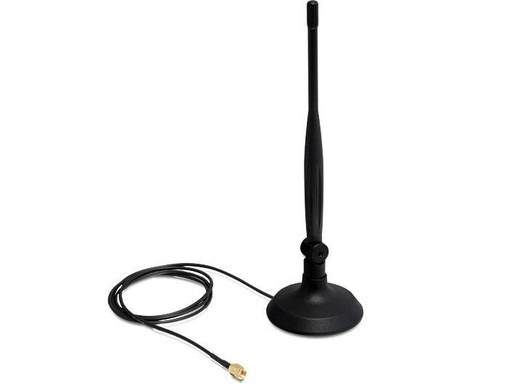 [90238920 1388203] Delock WLAN-Antenne 802.11 b/g/n RP-SMA 4 dBi Rundstrahl