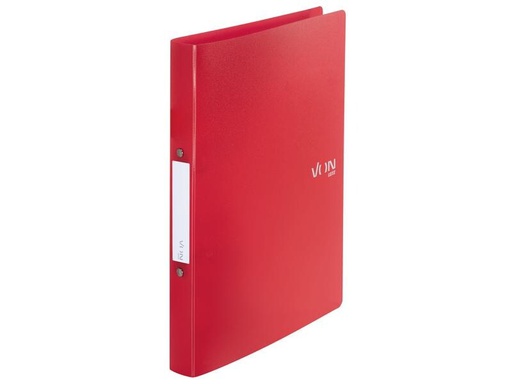 [90238951 1384471] VON Ringbuch A4, 3 cm, Rot