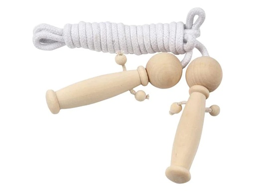 [90040803 1060282] Creativ Company Holzartikel Springseil 225 cm 1 Stück