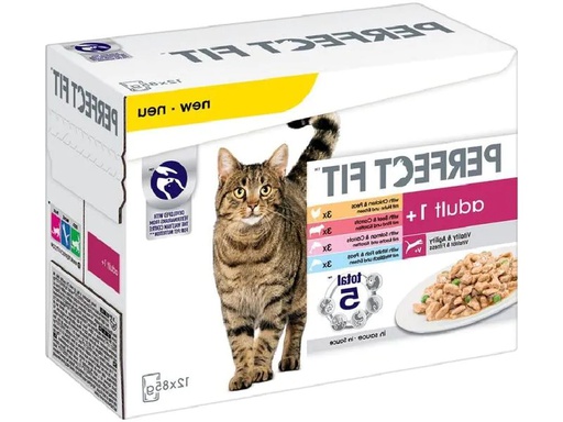 [90239239 1395606] Perfect Fit Nassfutter In Sauce 1+, Beutel 12 x 85 g