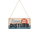 Nostalgic Art Schild Do Not Disturb 20 x 10 cm, Metall