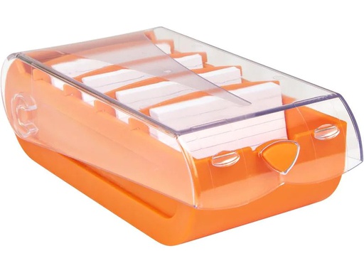 [90239422 1391410] Biella Karteibox Bunny A7 100 Karten, Orange