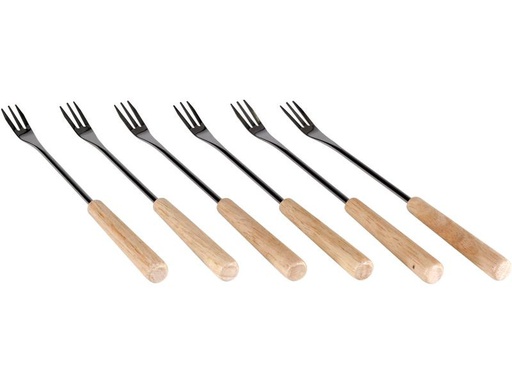[90239518 1403625] Nouvel Käsefonduegabel Modern 6 Personen
