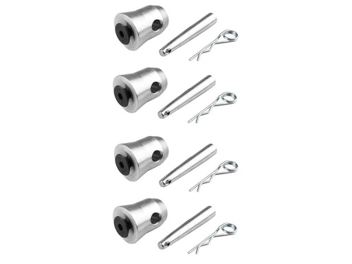 [90239546 1389764] BeamZ Pro Verbinder-Set für Bodenplatte P30