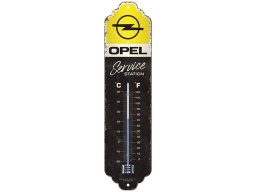 [90239574 1390075] Nostalgic Art Thermometer Opel 6.5 x 28 cm