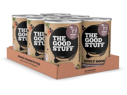 [90239687 1405843] The Goodstuff Nassfutter Pferd &amp; Zucchini Adult, 6 x 800g