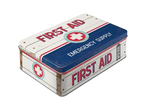[90239942 1390050] Nostalgic Art Medikamentenbox First Aid Blau/Rot/Weiss
