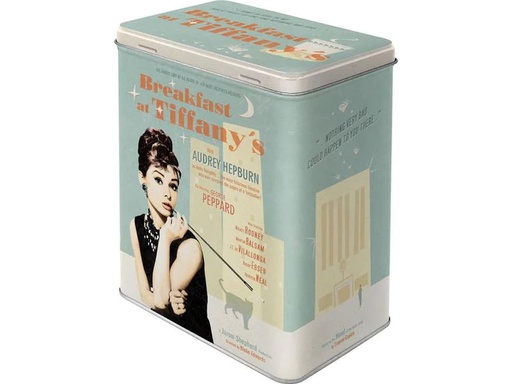 [90239943 1390053] Nostalgic Art Vorratsdose Breakfast at Tiffanys 3 l, Beige/Schwarz/Türkis