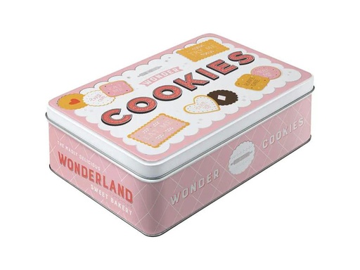 [90240193 1390060] Nostalgic Art Vorratsdose Wonder Cookies 3 l, Gelb/Rosa/Weiss