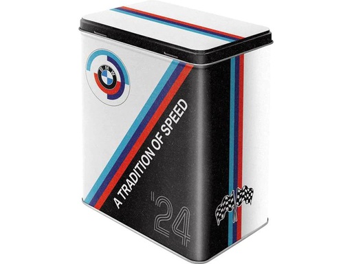 [90240200 1390058] Nostalgic Art Vorratsdose BMW Motorsport 3 l, Blau/Schwarz/Weiss