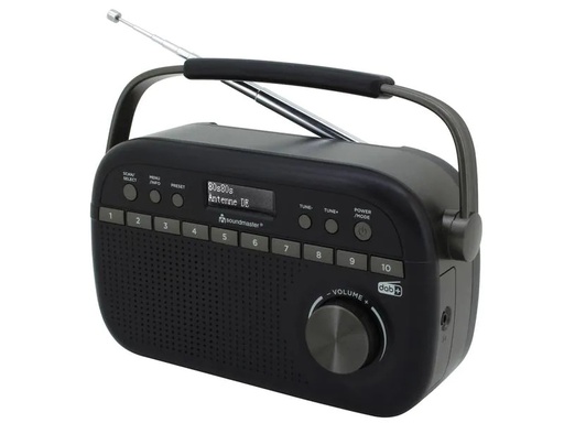[90240302 1398005] soundmaster DAB+ Radio DAB280SW Schwarz