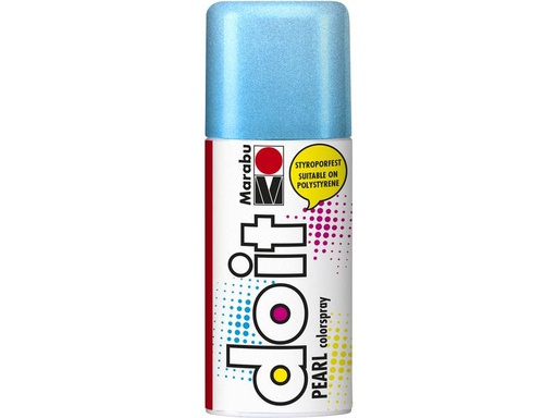 [90240505 1387154] Marabu Sprühfarbe do it Pearl 150 ml, Perlmutt-Blau