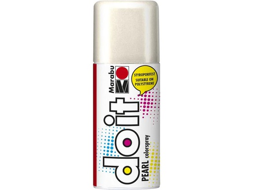 [90240528 1387155] Marabu Sprühfarbe do it Pearl 150 ml, Perlmutt-Weiss