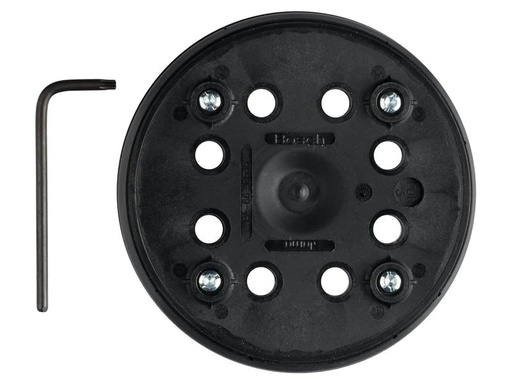 [90240546 1338395] Bosch Professional Schleifteller mittelhart, 125 mm mit Befestigungsset