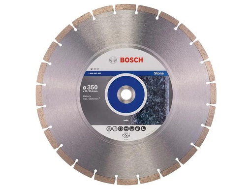 [90240548 1338427] Bosch Professional Diamanttrennscheibe Standard for Stone, 350 x 3.1 x 10 mm