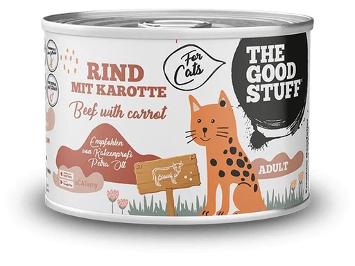 [90240741 1395884] The Goodstuff Nassfutter Rind mit Karotte Adult 200g
