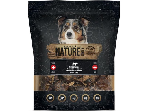 [90240989 1391536] NATUREonly Kausnack Rinderlunge, 175 g
