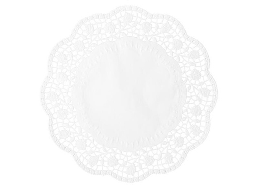 [90241171 1391958] Demmler Tortenspitzen Rose 24 Stück, Weiss, 17 cm