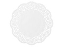 Demmler Tortenspitzen Rose 6 Stück, Weiss, 22 cm