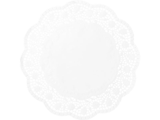 [90241185 1391961] Demmler Tortenspitzen Rose 6 Stück, Weiss, 33 cm