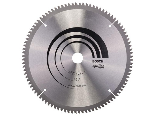 [90241188 1338595] Bosch Professional Kreissägeblatt Optiline Wood, 305 x 30 x 2.5 mm, Z 96
