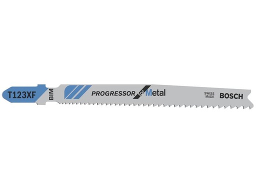 [90241208 1338589] Bosch Professional Stichsägeblätter-Set T 123 XF Progressor for Metal, 5-teilig