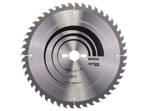 [90241225 1338618] Bosch Professional Kreissägeblatt Optiline Wood, 300 x 30 x 3.2 mm, Z 48