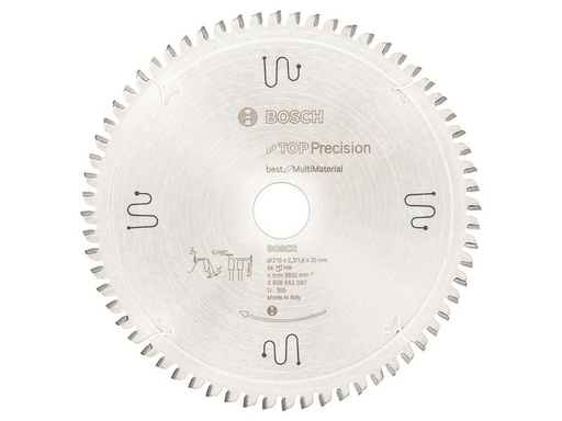 [90241302 1338642] Bosch Professional Kreissägeblatt Best Multi Material, 216 x 30 x 2.3 mm, Z 64