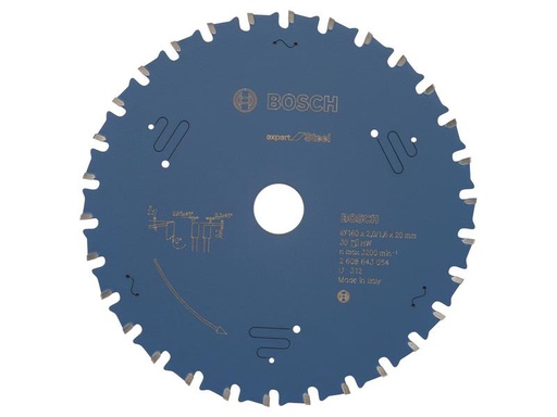 [90241338 1338657] Bosch Professional Kreissägeblatt Expert for Steel, 160 x 20 x 2 mm, Z 30