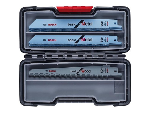 [90241350 1338098] Bosch Professional Säbelsägeblätter-Set Wood &amp; Metal, 15-teilig