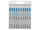 Bosch Professional Stichsägeblätter-Set Basic for Metal, 10-teilig