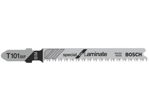 [90241499 1338582] Bosch Professional Stichsägeblätter-Set T 101 BIF Special Laminate, 5-teilig