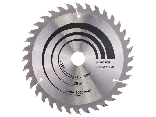 [90241506 1338656] Bosch Professional Kreissägeblatt Optiline Wood, 165 x 20 x 1.7 mm, Z 36
