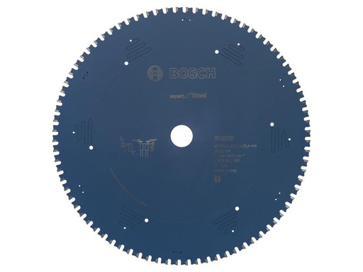 [90241546 1338660] Bosch Professional Kreissägeblatt Expert for Steel, 305 x 25.4 x 2.6 mm, Z 80