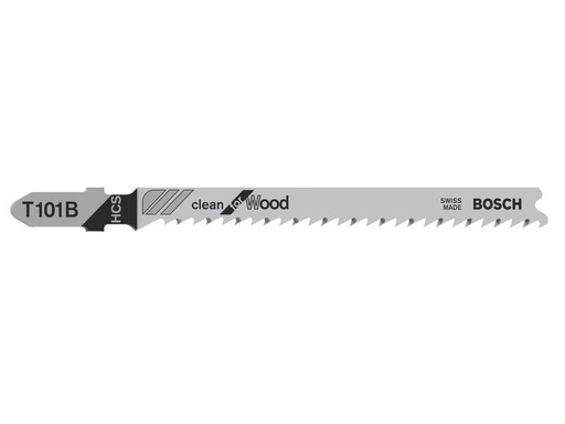 [90241582 1338567] Bosch Professional Stichsägeblätter-Set T 101 B Clean for Wood, 25-teilig
