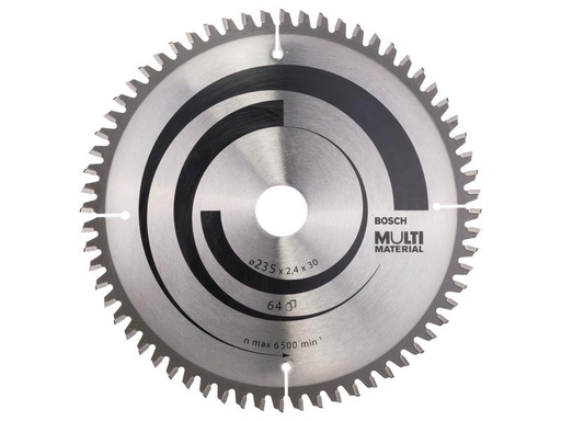 [90241586 1338608] Bosch Professional Kreissägeblatt Multi Material, 235 x 30 x 2.4 mm, Z 64