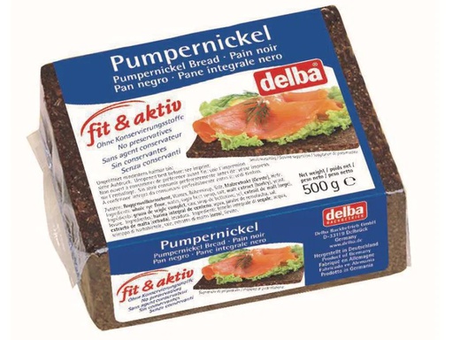 [90041463 995241] Delba Fit &amp; Aktiv Pumpernickel 500 g
