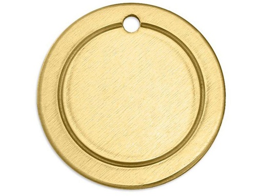 [90041494 712431] ImpressArt Metall-Anhänger Ø 20 mm 7 Stück