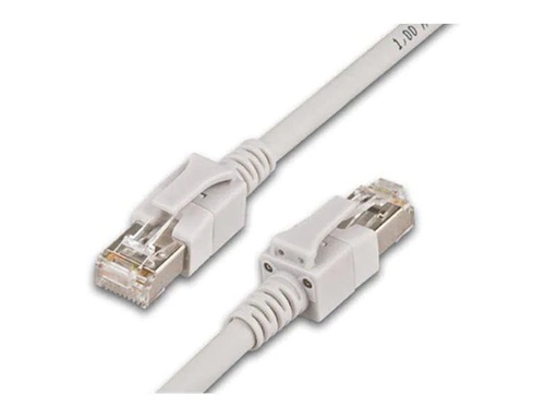 [90004129 293463] Wirewin Patchkabel RJ-45 - RJ-45, Cat 6A, S/FTP, 10 m, Grau
