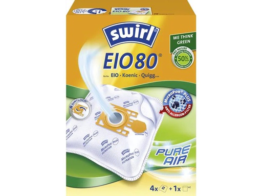 [90041510 214453] Swirl Staubfilterbeutel EIO 80 4 Stück