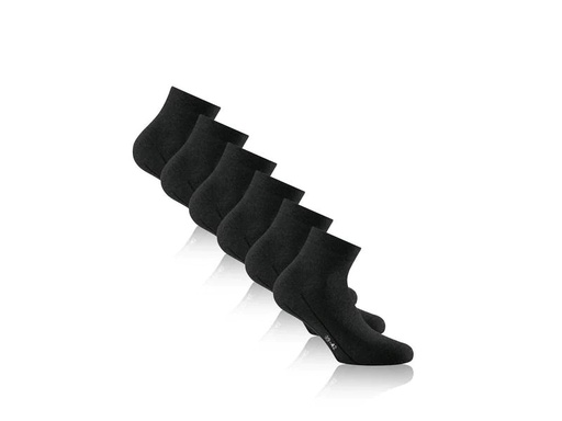 [90241742 1412818] Rohner Socks Socken Sneaker Plus Schwarz 3er-Pack