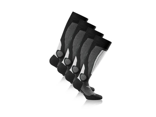 [90241816 1412801] Rohner Socks Skisocken Grau/Schwarz 2er-Pack