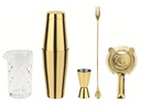 Paderno Drink Mixer Set Crystal 0.79 l, Gold/Weiss